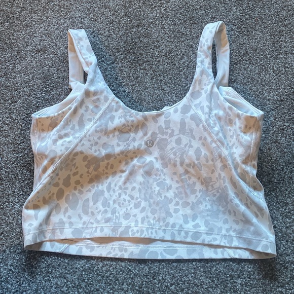 Lululemon white leopard Align Tank - Picture 2 of 3